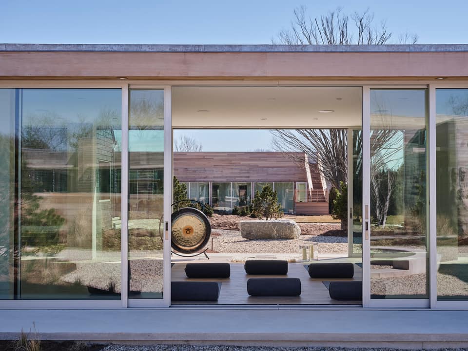 shou Sugi bahn house wellness retreat