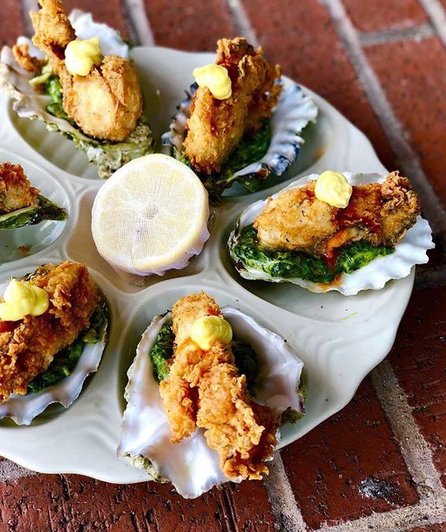 appetizers at the East Hampton Grill in the Hamptons