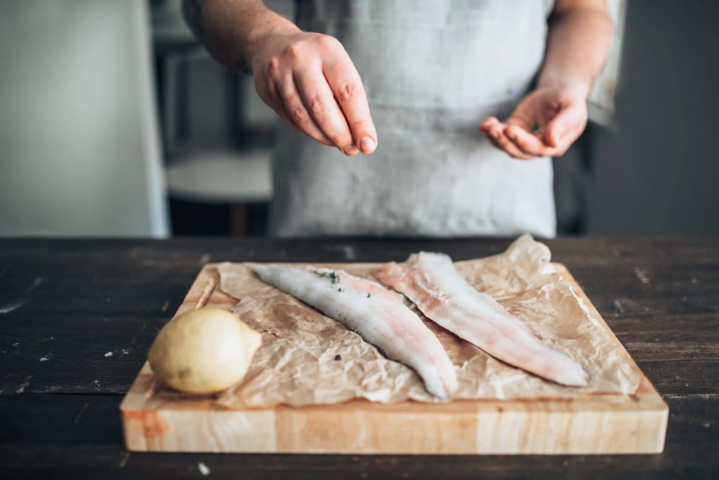 cod filets for peri peri