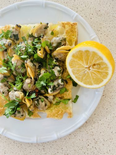 Clam Toast