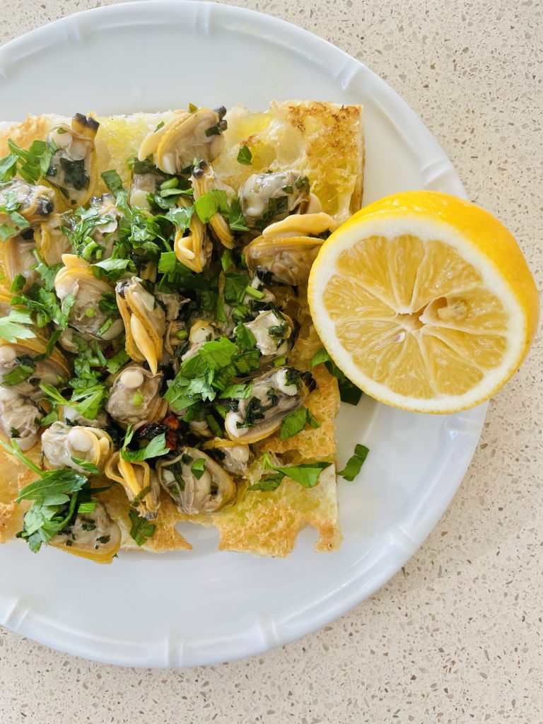 Clam Toast