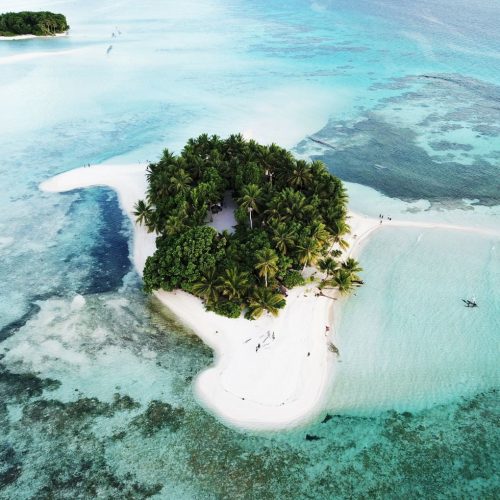 Pisar Island at Truk Lagoon in Chuuk State of Micronesia